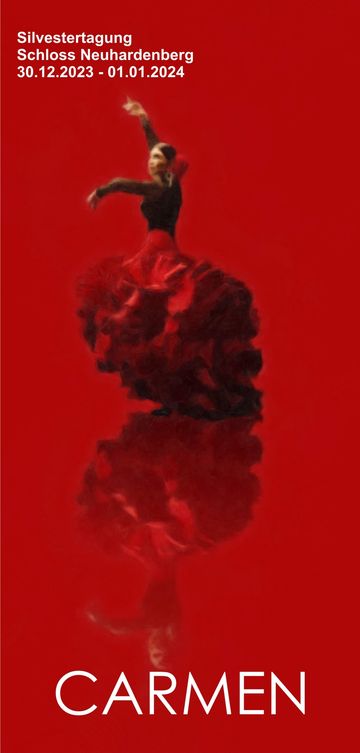 Flyer der Silvestertagung: Carmen